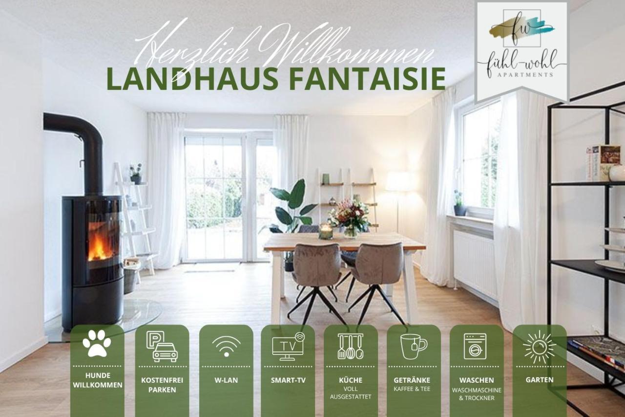 Ferienhaus Fantaisie - Wohnen Nahe Schlosspark -Stadtgrenze Bayreuth Fuer 1-5 Pers, Hunde Willkommen, Voll Eingezaeunt Eckersdorf Eksteriør billede